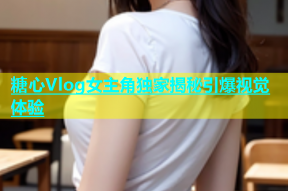 糖心Vlog女主角独家揭秘引爆视觉体验