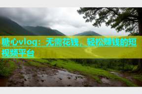 糖心vlog：无需花钱，轻松赚钱的短视频平台