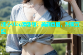 糖心vlog潘甜甜：美颜直播，甜蜜互动