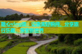 糖心vlog旅：记录美好瞬间，分享旅行乐趣，探索新世界