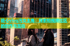 糖心vlog污女主角：探索短视频社区的创作与互动