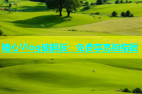 糖心Vlog破解版：免费享高级编辑