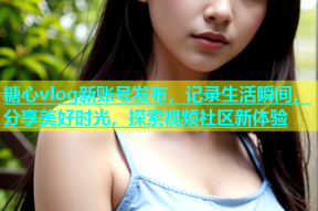 糖心vlog新账号发布，记录生活瞬间，分享美好时光，探索视频社区新体验