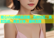 糖心vlog锅锅酱直播：互动社区，实时互动，美食分享，趣味无限