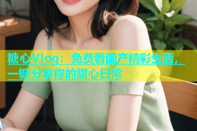 糖心Vlog：免费看国产精彩生活，一键分享你的甜心日常