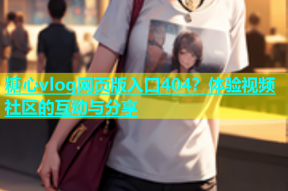 糖心vlog网页版入口404？体验视频社区的互动与分享