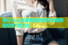 糖心Vlog污湖南免费教育平台揭秘轻松学习新方式