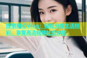 探索糖心Vlog：轻松分享生活精彩，享受高清视频社交体验