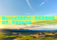 糖心vlog污免费bd：探索无限视频世界，尽享精彩内容