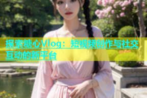 探索糖心Vlog：短视频创作与社交互动的新平台