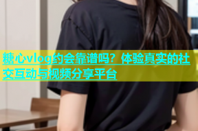 糖心vlog约会靠谱吗？体验真实的社交互动与视频分享平台