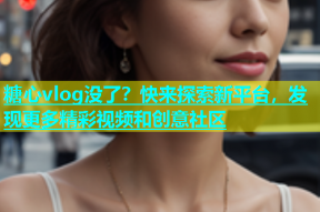 糖心vlog没了？快来探索新平台，发现更多精彩视频和创意社区