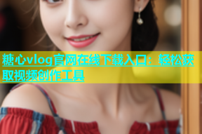 糖心vlog官网在线下载入口：轻松获取视频创作工具