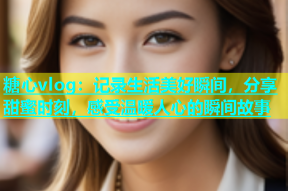 糖心vlog：记录生活美好瞬间，分享甜蜜时刻，感受温暖人心的瞬间故事