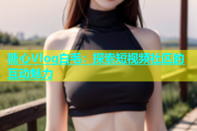 糖心Vlog白毛：探索短视频社区的互动魅力