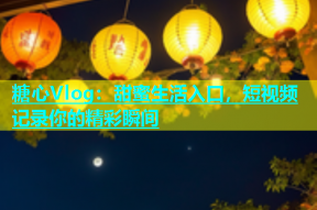 糖心Vlog：甜蜜生活入口，短视频记录你的精彩瞬间