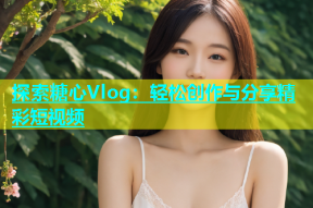 探索糖心Vlog：轻松创作与分享精彩短视频