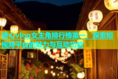 糖心vlog女主角排行榜第一，探索短视频平台的魅力与互动功能