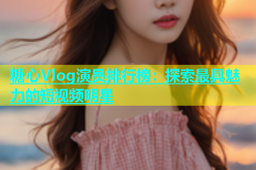 糖心Vlog演员排行榜：探索最具魅力的短视频明星