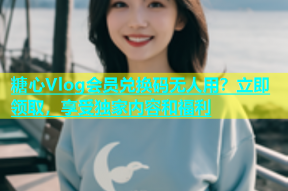 糖心Vlog会员兑换码无人用？立即领取，享受独家内容和福利