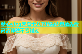 糖心vlog未满十八下精彩内容抢先看高清体验不容错过