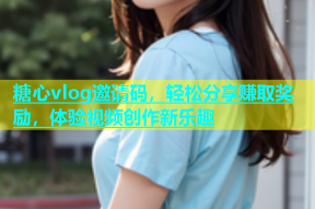 糖心vlog邀请码，轻松分享赚取奖励，体验视频创作新乐趣