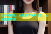 糖心免费版：轻松制作视频日志，记录生活瞬间