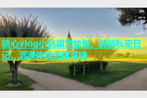 糖心vlog小桃甜宠放送，解锁私密日记，沉浸体验无限可能