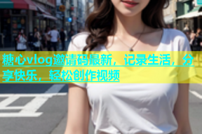 糖心vlog邀请码最新，记录生活，分享快乐，轻松创作视频