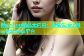 糖心vlog精品无内内：真实生活记录与时尚分享平台