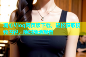 糖心Vlog网页版下载，轻松获取视频内容，随时随地观看