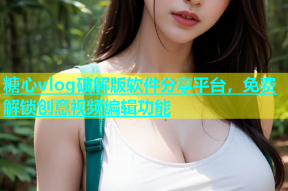 糖心vlog破解版软件分享平台，免费解锁创意视频编辑功能