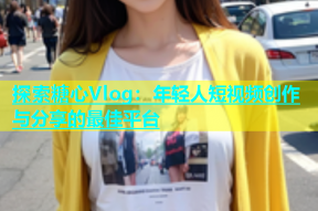探索糖心Vlog：年轻人短视频创作与分享的最佳平台