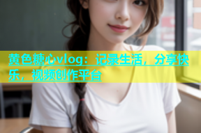 黄色糖心vlog：记录生活，分享快乐，视频创作平台