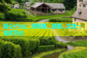糖心Vlog：短视频、直播、交友一站式平台