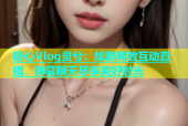 糖心Vlog灵兮：炫酷特效互动直播，弹幕聊天尽享美好时光