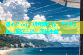 糖心Vlog：短视频创作、互动社区、实时直播一体化平台