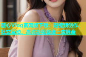 糖心Vlog官网版下载：短视频创作、社交互动、高清影视资源一应俱全