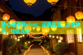 糖心橘子猫vlog：记录生活，分享快乐，社区互动