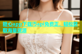糖心app下载汅api免费正，轻松获取海量资源