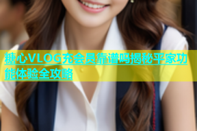 糖心VLOG充会员靠谱吗揭秘平家功能体验全攻略