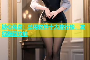 糖心免费：禁用软件十大排行榜，发现隐藏功能