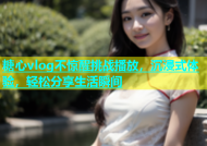 糖心vlog不惊醒挑战播放，沉浸式体验，轻松分享生活瞬间