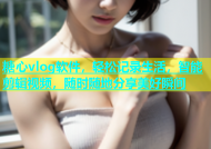 糖心vlog软件，轻松记录生活，智能剪辑视频，随时随地分享美好瞬间