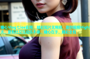 糖心Vlog七ios官网：精彩短片无限刷，原创视频High翻天，更有社交互动乐不停，糖心在手，精彩全有