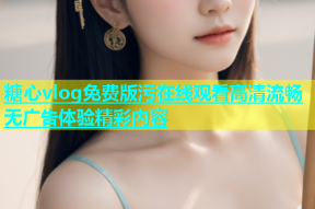 糖心vlog免费版污在线观看高清流畅无广告体验精彩内容