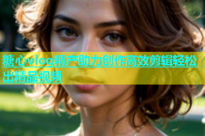糖心vlog精产助力创作高效剪辑轻松出精品视频