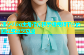 糖心vlog主角带你探索短视频平台的创作与分享功能