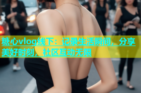糖心vlog线下：记录生活瞬间，分享美好时刻，社区互动无限