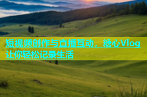 短视频创作与直播互动，糖心Vlog让你轻松记录生活